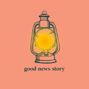 Illustration of a kerosene looking lantern indicating the beginning of good news