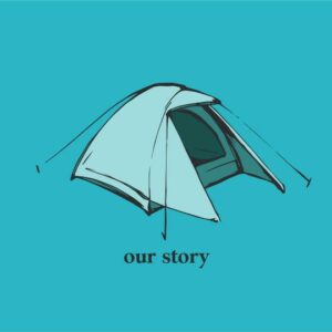 Illustration of a camping tent, ready to be called for God's purposes